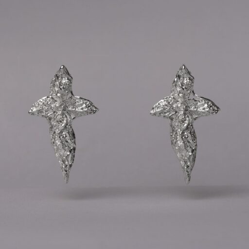 Leaf Cross Earrings 20116